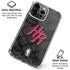NBA Houston Rockets Dark Rust iPhone 16 Pro Clear Case